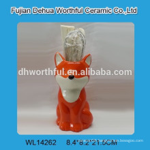 2015 hot sale ceramic kitchen holder with fox shape